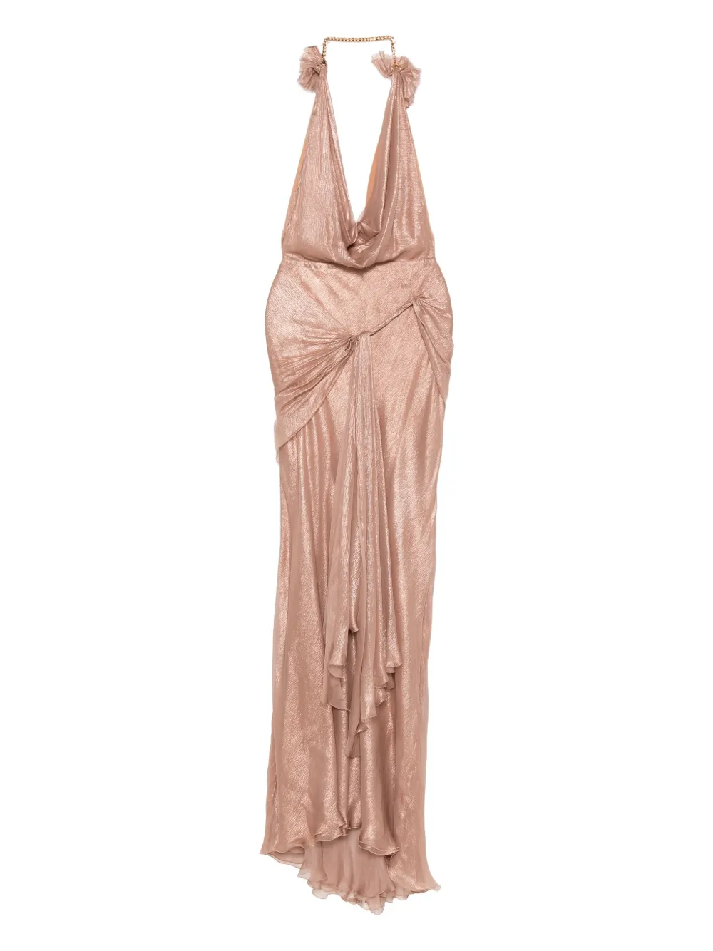 Maria Lucia Hohan Hohan draped dress - Marrone