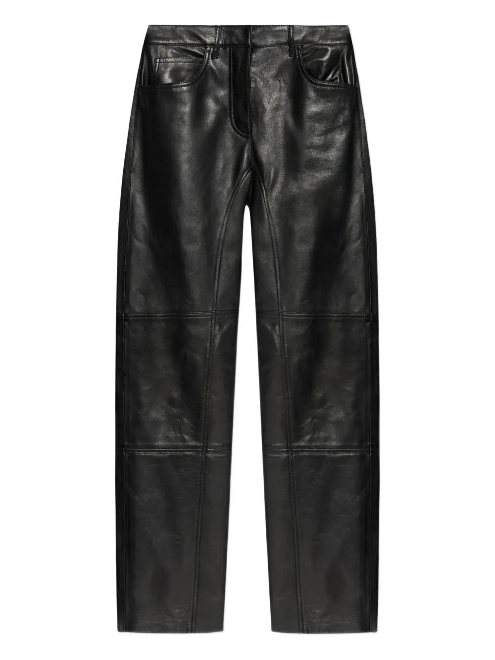 Jil Sander leather trousers - Nero