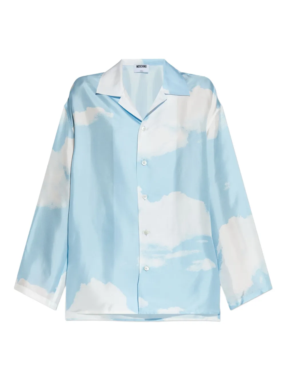 Moschino cloud-print shirt - Blu