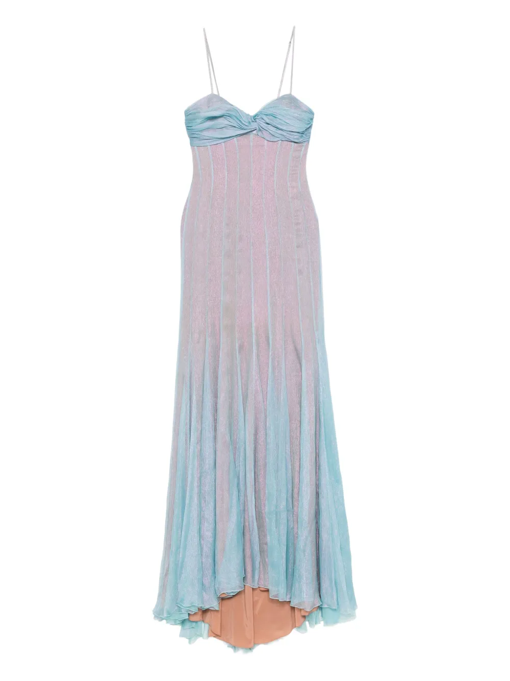 Maria Lucia Hohan Giustina pleated silk dress - Blu