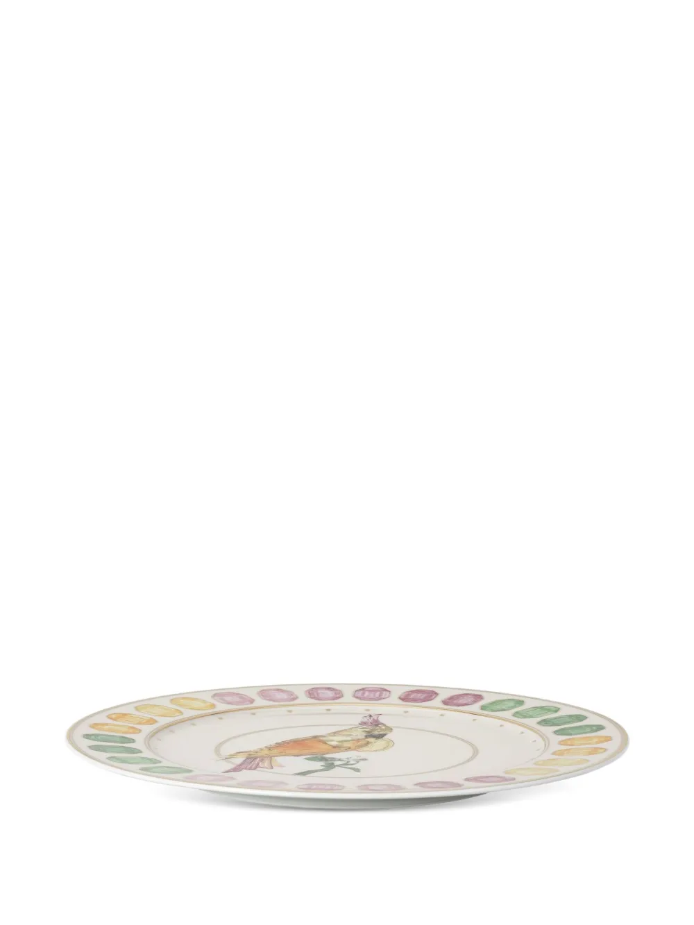 Swarovski graphic-print plate - Toni neutri