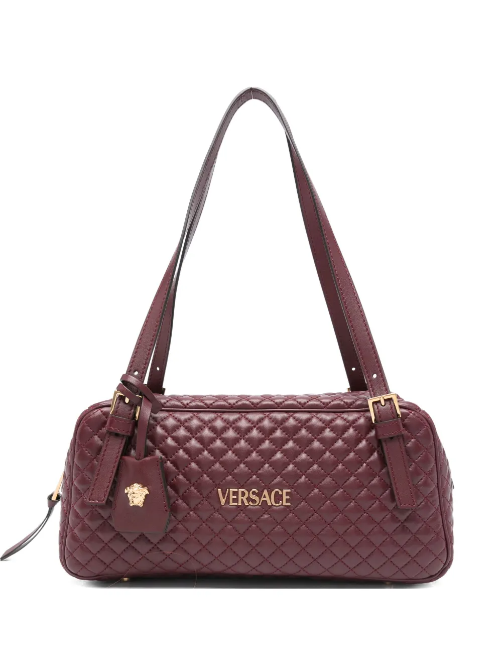 Versace quilted tote bag - Rosso