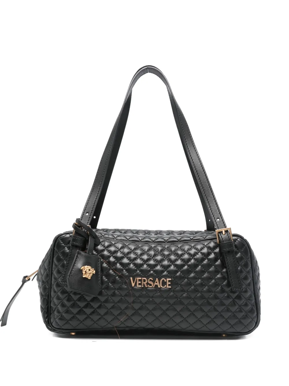 Versace quilted leather tote bag - Nero