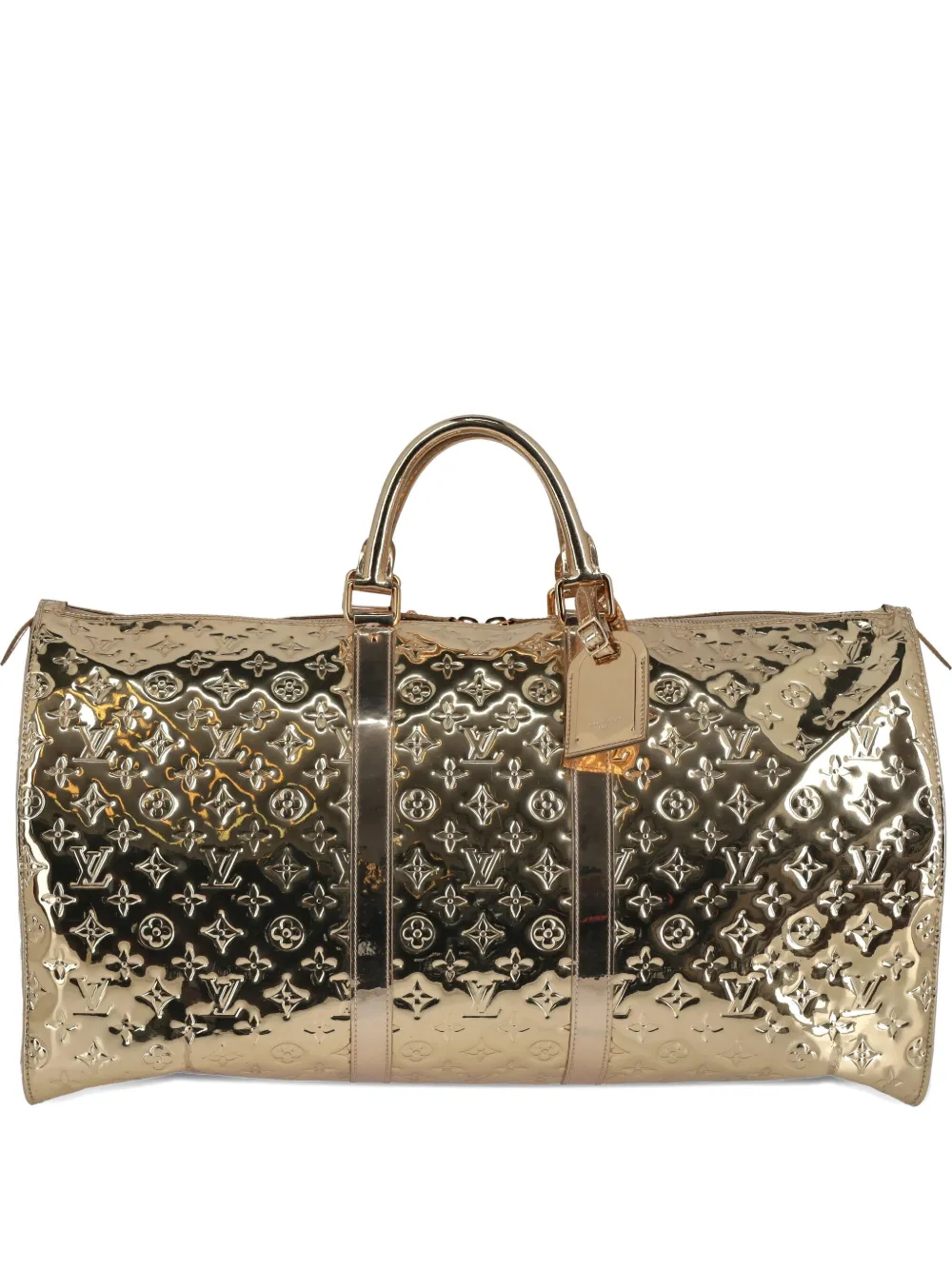 Louis Vuitton Pre-Owned Monogram Miroir Keepall 55 bag - Oro