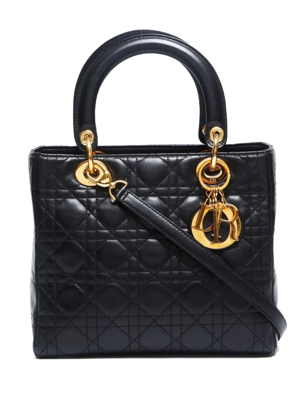 Christian Dior Pre-Owned 2000-2015 small Dior Lady tote bag - Nero