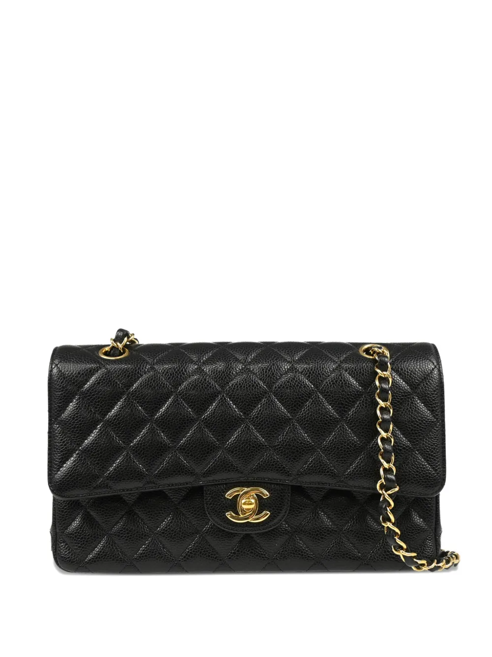 CHANEL Pre-Owned 2019 medium Classic Double Flap shoulder bag - Nero
