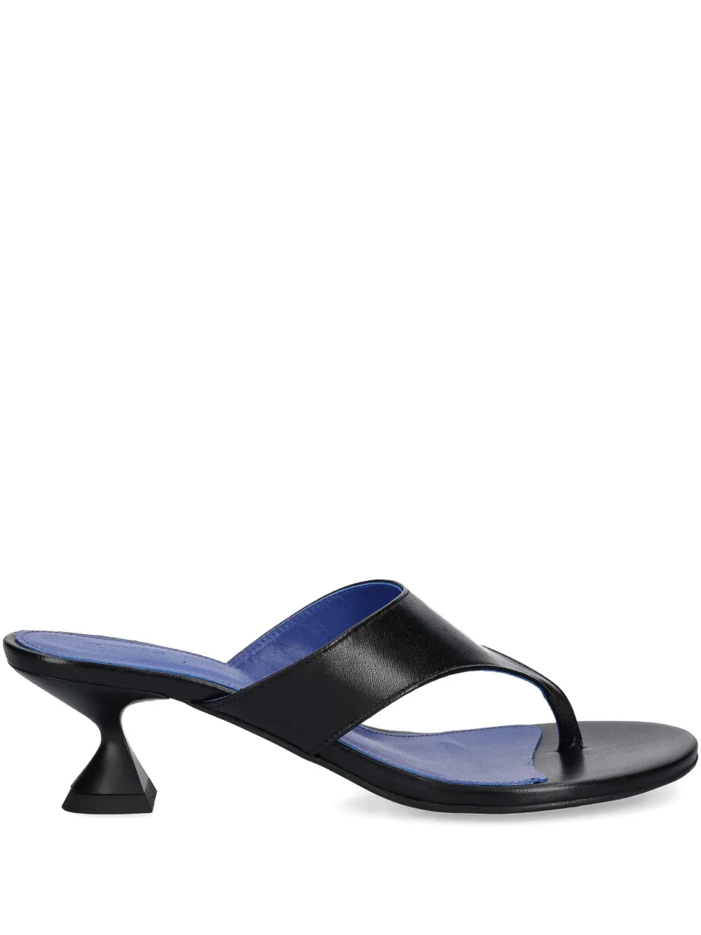 ALOHAS Tess leather thong sandals - Nero