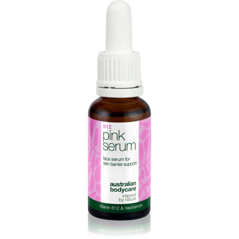 Australian Bodycare B12 Pink Serum Siero Illuminante Antirughe Per Rafforzare La Barriera Cutanea 30 Ml