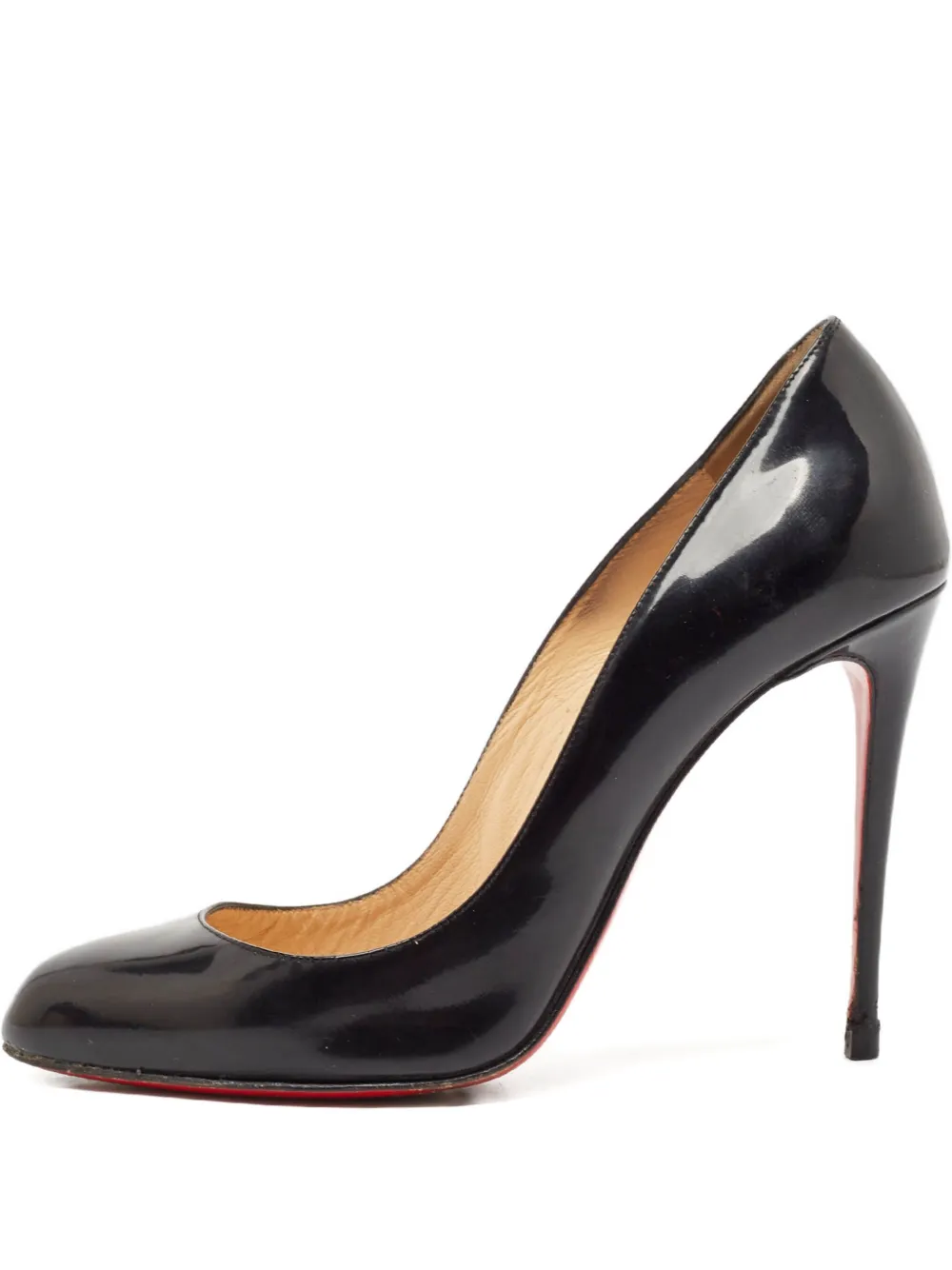 Christian Louboutin Pre-Owned 120mm patent-leather pumps - Nero