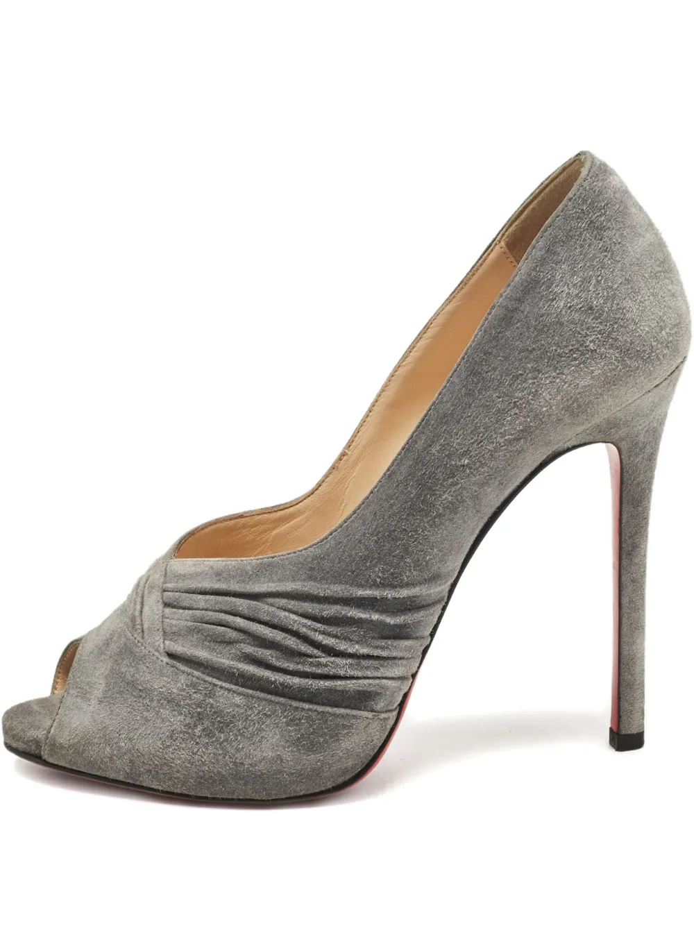 Christian Louboutin Pre-Owned suede heeled pumps - Grigio