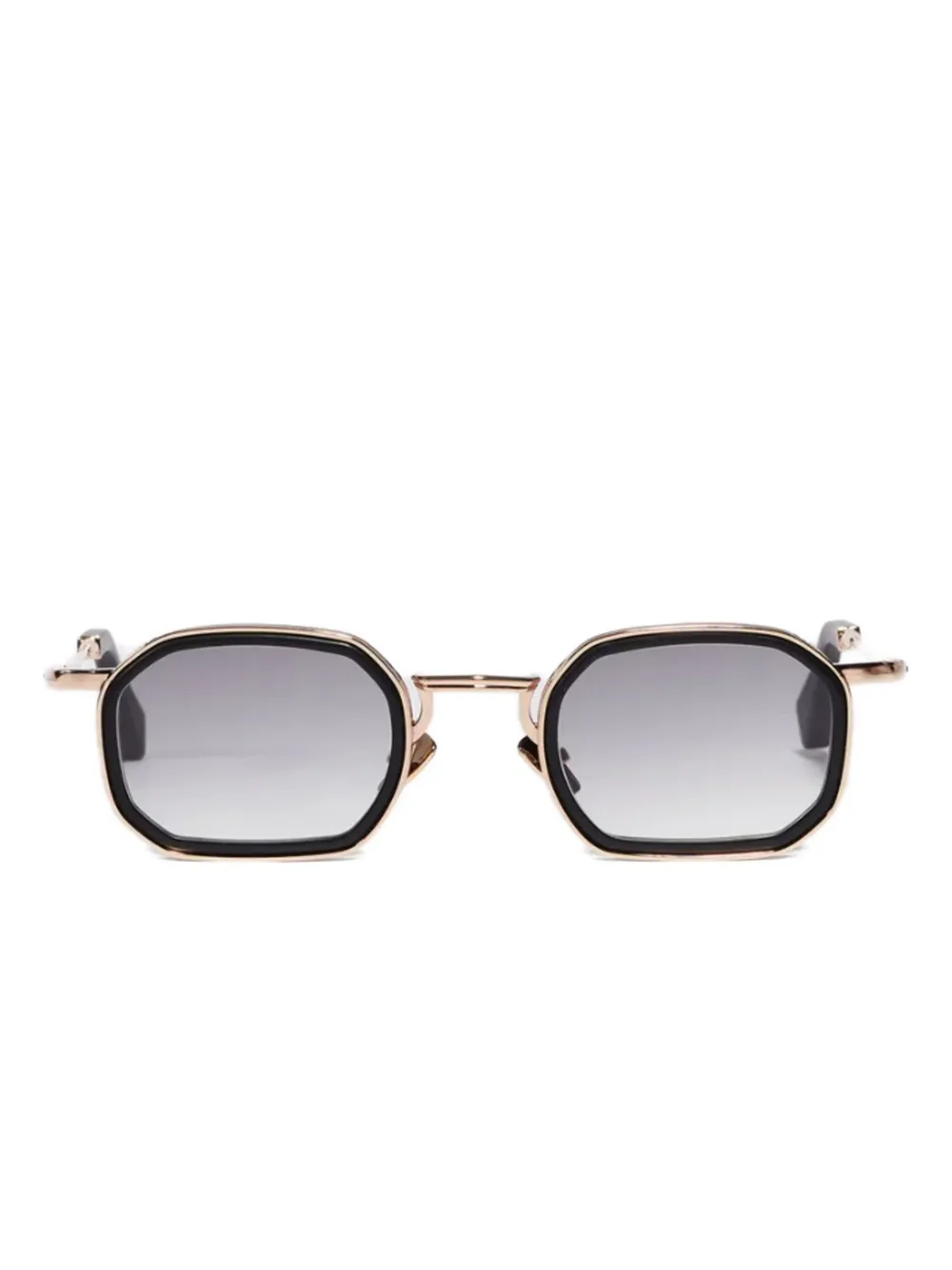 John Dalia Samuel - C114 geometric gold-rim sunglasses - Oro