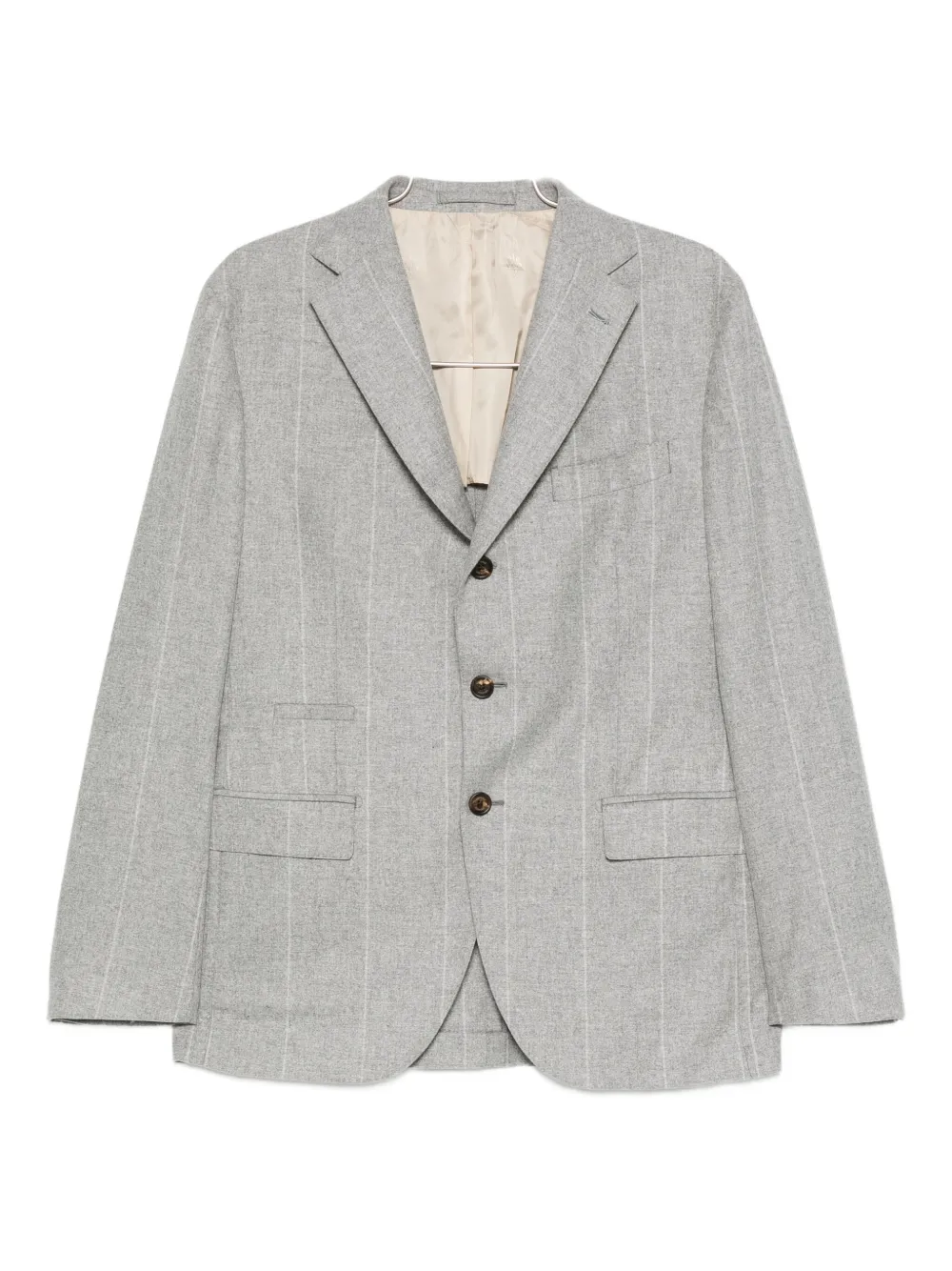 Eleventy pinstripe single-breasted suit - Grigio