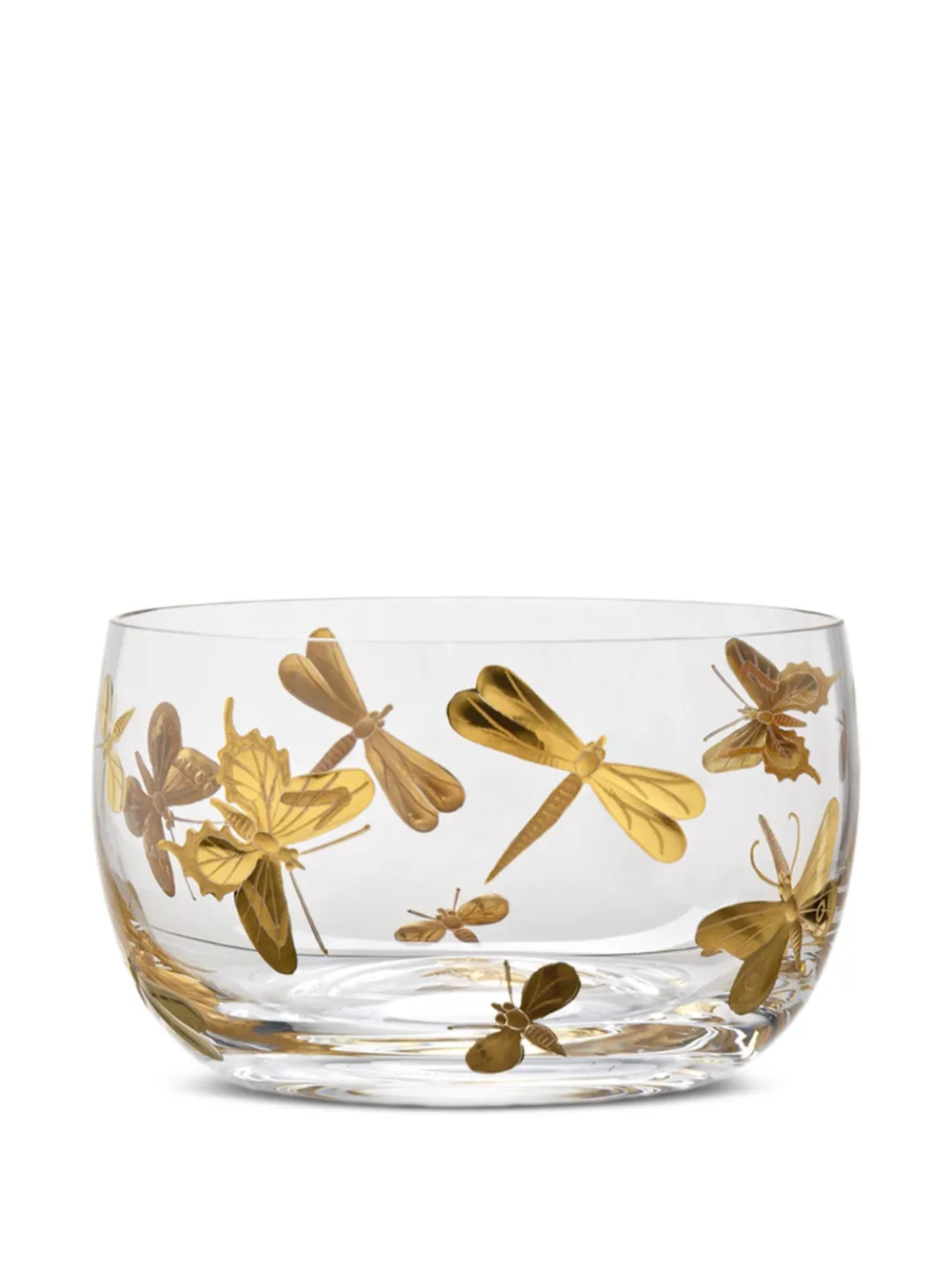 Artel Fly Fusion butterfly glass bowl (13 cm) - Bianco