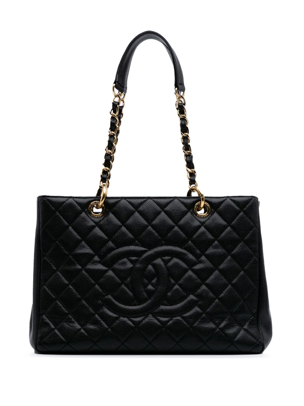 CHANEL Pre-Owned 2012 Caviar Grand Shopping tote bag - Nero