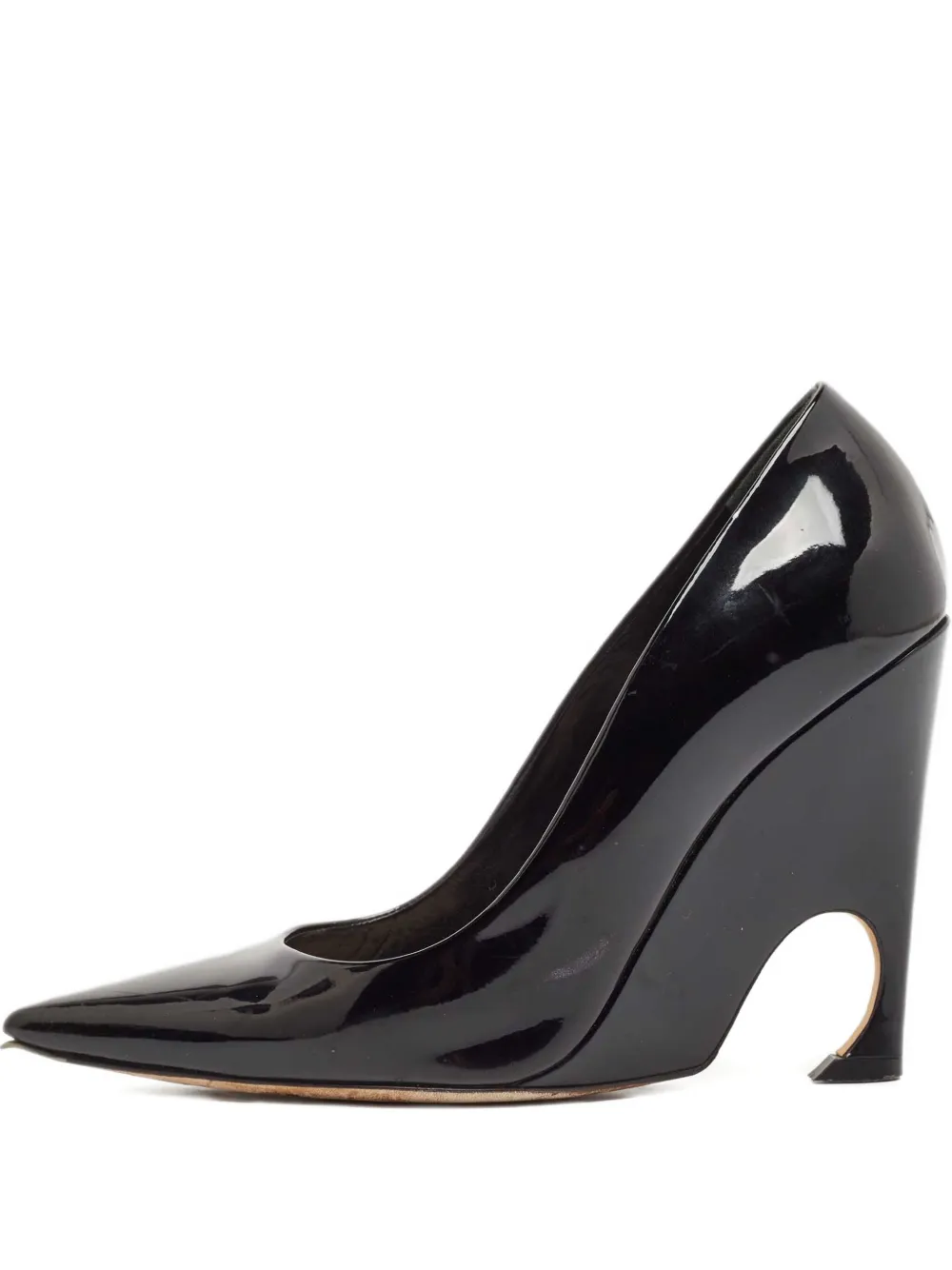Christian Dior Pre-Owned leather wedge pumps - Nero