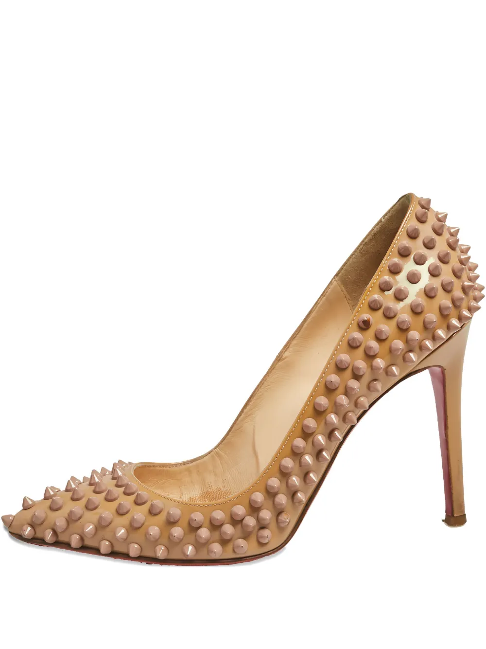 Christian Louboutin Pre-Owned spiked heeled pumps - Toni neutri