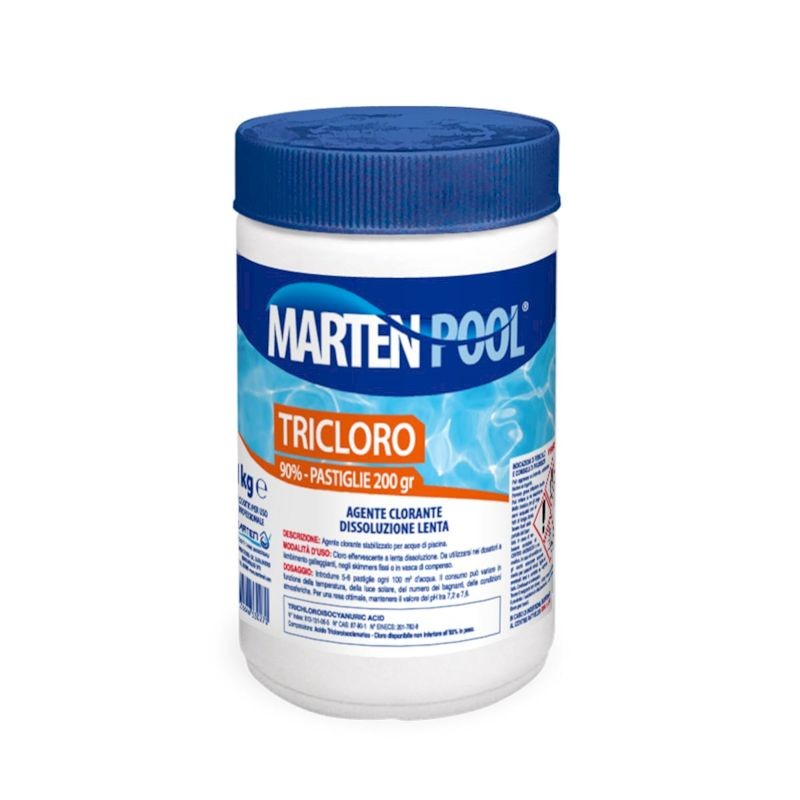Marten Tricloro 90% In Pastiglie Da 200gr Marten 1kg