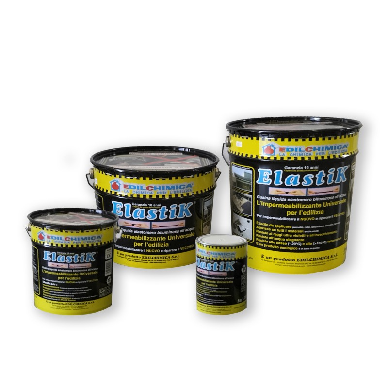 Edilchimica Guaina Liquida Bituminosa Impermeabilizzante Elastik Edilchimica 5kg