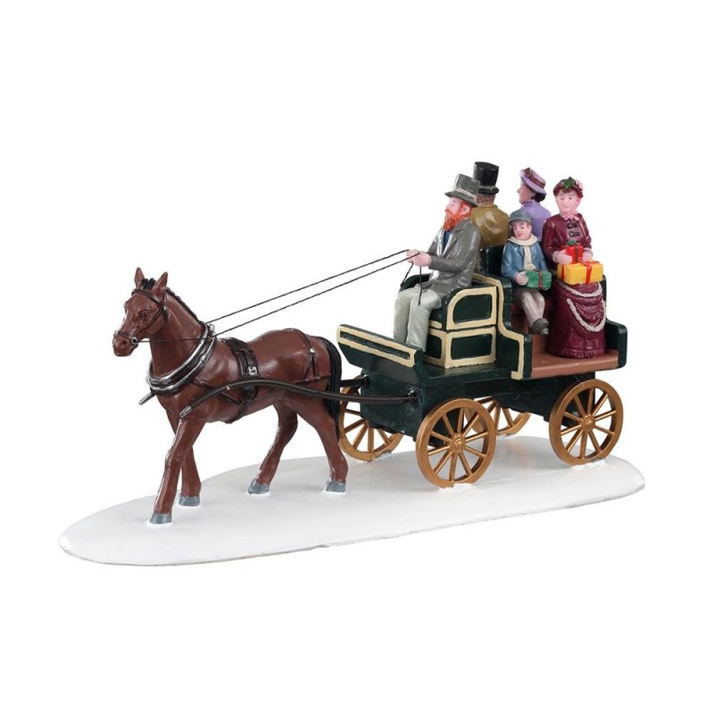 Lemax Famiglia In Carrozza - Lemax