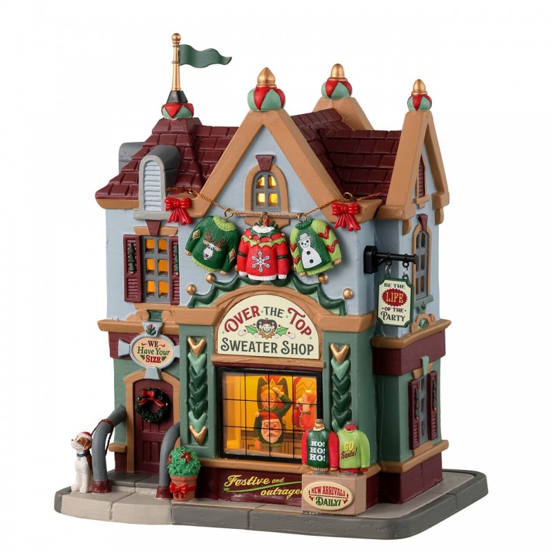 Lemax Paesaggio Shop Maglioni Natale Lemax