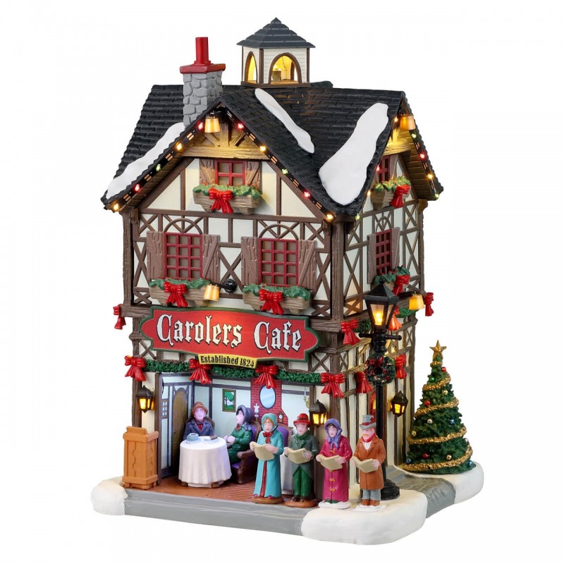 Lemax Paesaggio Carolers Cafe Lemax