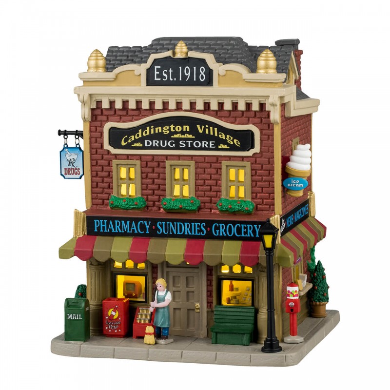 Lemax Caddington Village Drug Store Lemax