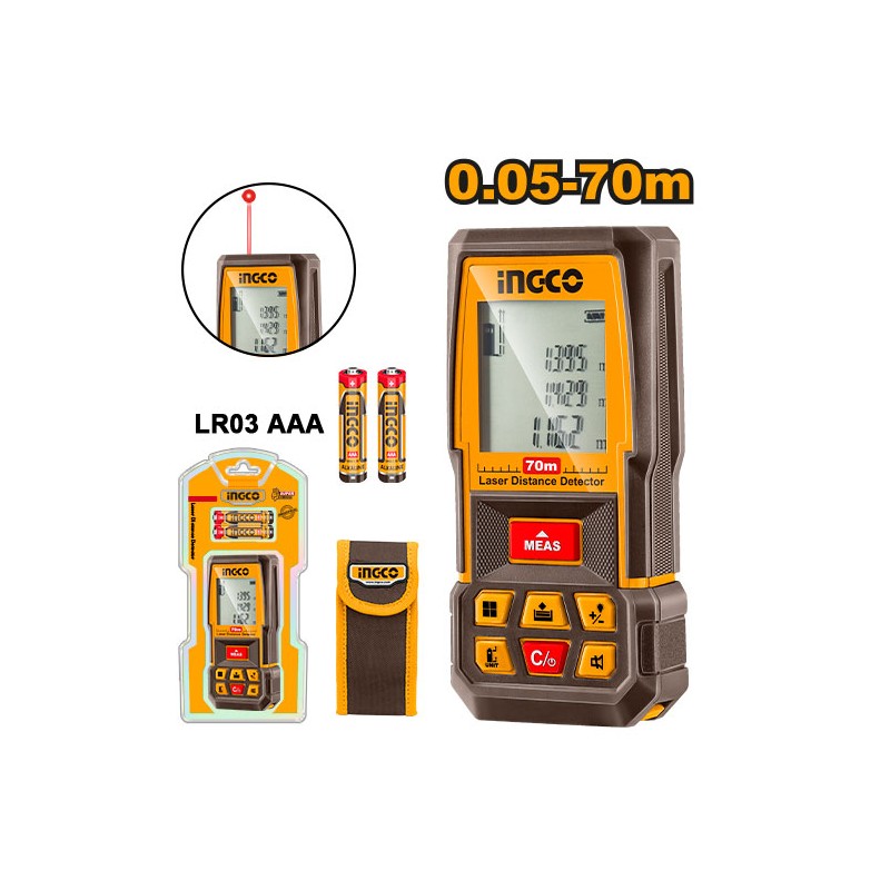 Ingco Metro Laser Di Distanza 0,05-70m