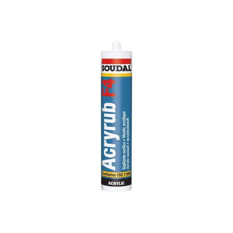 Soudal Srl Sigillante Acryrub F4 Bianco 300ml