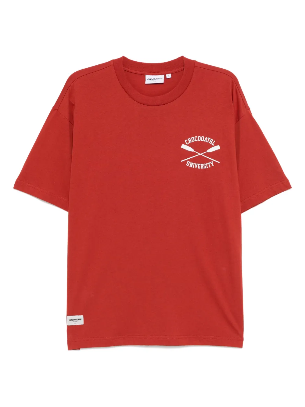 CHOCOOLATE logo-print T-shirt - Arancione