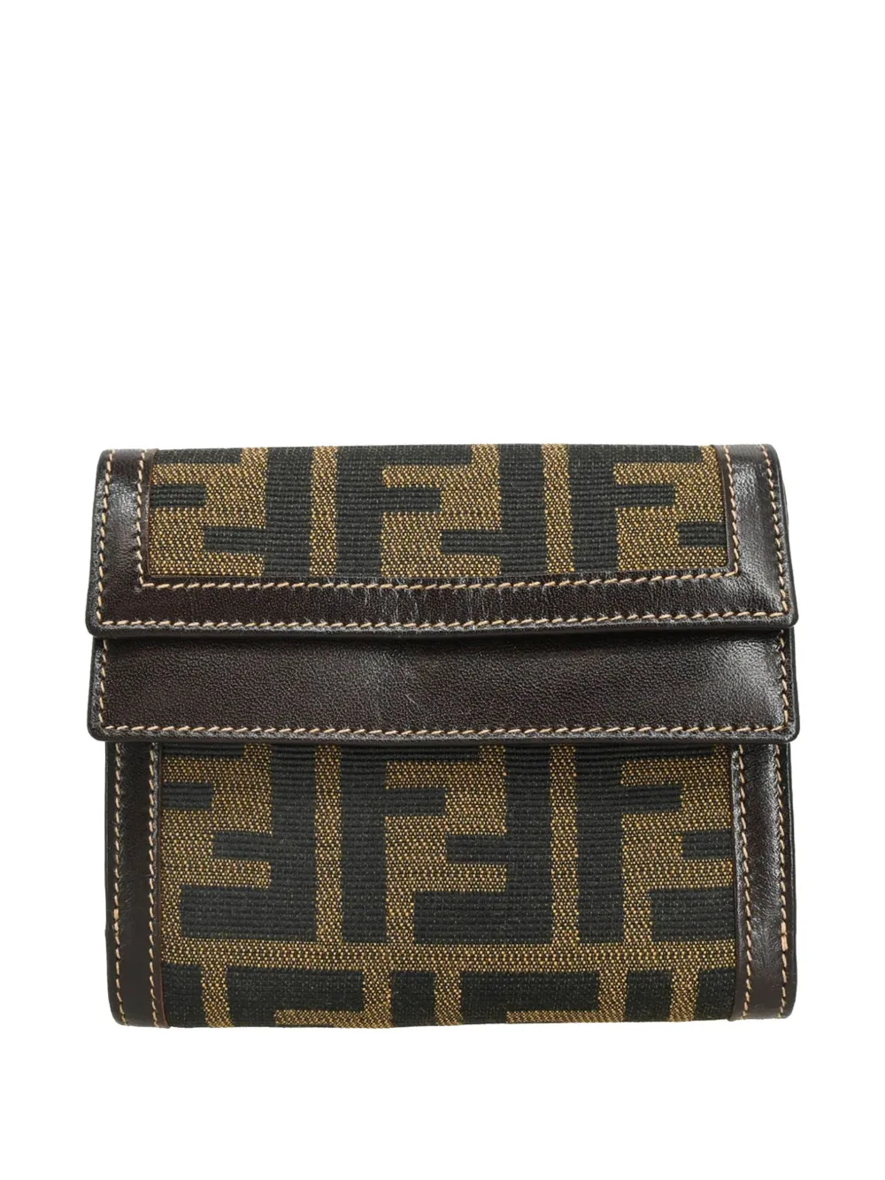 Fendi Pre-Owned 1990-2000s Zucca wallet - Marrone