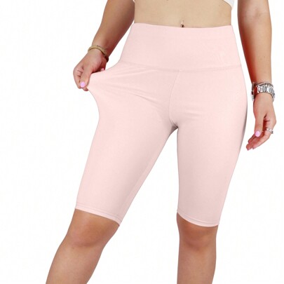 JOPHY & CO. Donna Leggings sopra Il Ginocchio Corti Elasticizzati Pantaloncini sotto Vestiti (cod. 9821)