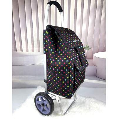 Carrello della spesa con tasca termica, facile da salire sulle scale, impermeabile, resistente all'usura, di alta qualità, con ruote morbide, realizza
