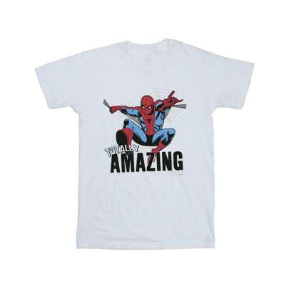 Maglietta SpiderMan Amazing per ragazzi (bianca)