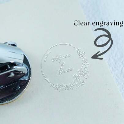 Timbro personalizzato per stampare rilievi, timbro da cerimonia di matrimonio personalizzato, timbro da ufficio personalizzato, timbro da imbusto, reg
