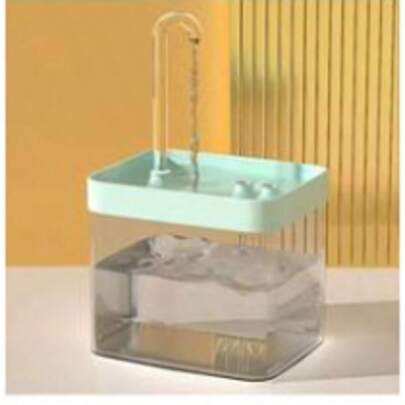Katzenbrunnen Automatischer Filter Transparent Katzentrinkbrunnen USB Elektrisch Leise Umwälzfiltertrinkbrunnen für Katzenwasserspender