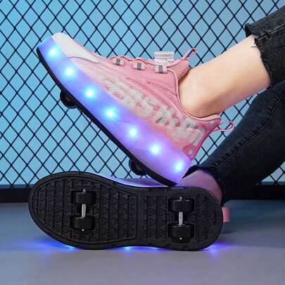 Scarpe con rotelle Heelys leggere, classiche, alla moda, semplici, popolari e versatili, adatte per studenti, attività sportive all'aperto e tempo lib