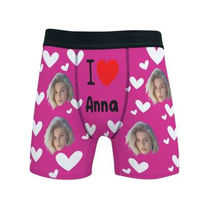 [DIY] Biancheria intima divertente personalizzata, biancheria intima da uomo, biancheria intima con foto ritratto personalizzata, regalo, biancheria i