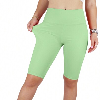 JOPHY & CO. Donna Leggings sopra Il Ginocchio Corti Elasticizzati Pantaloncini sotto Vestiti (cod. 9821)