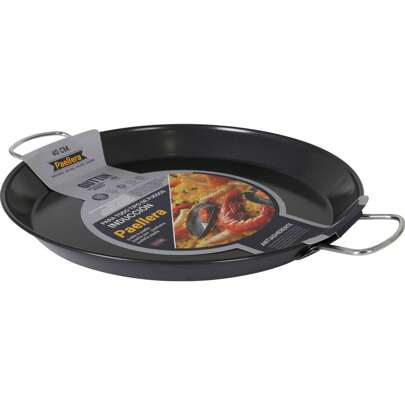 PAELLA A INDUZIONE ANTIADERENTE 40CM - Padella per paella antiaderente versatile e durevole - Padella per paella antiaderente adatta all'induzione - P