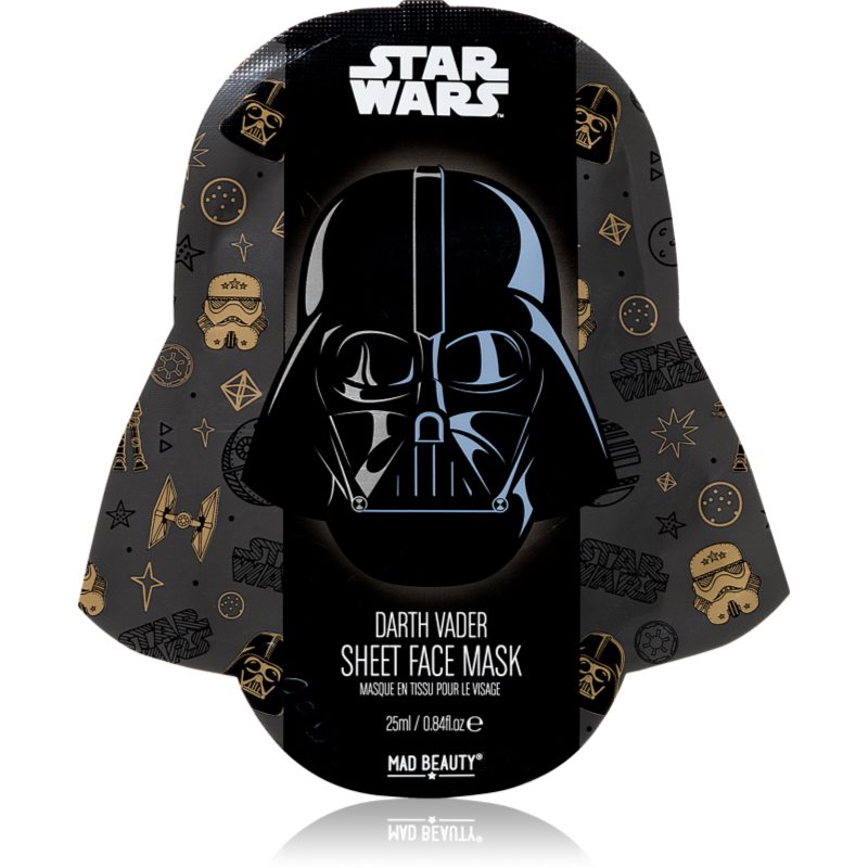 Mad Beauty Star Wars Darth Vader Maschera Antiossidante In Tessuto Con Estratto Della Pianta Del The 25 Ml