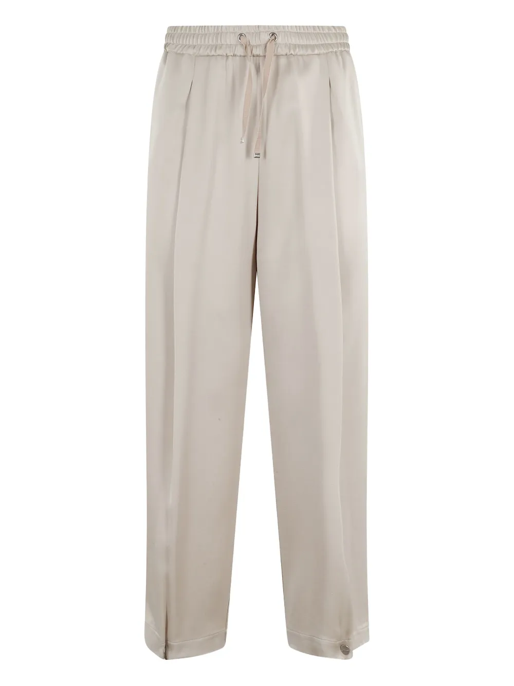 Herno pleated drawstring pants - Toni neutri