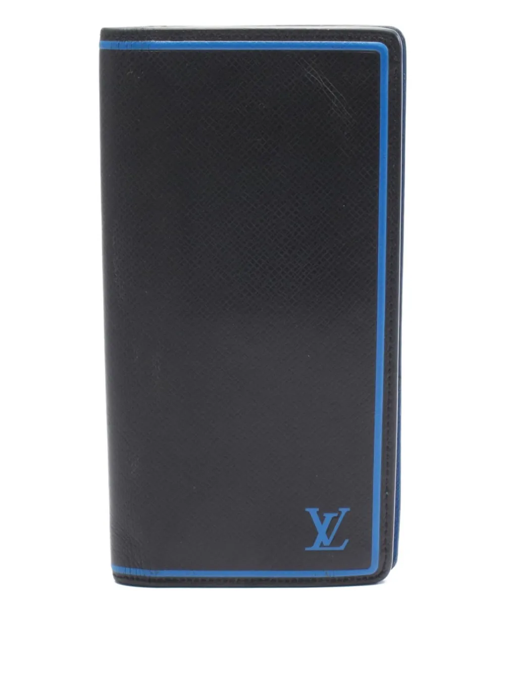 Louis Vuitton Pre-Owned 2019 Taiga Portefeuille Brazza Bifold leather wallet - Nero