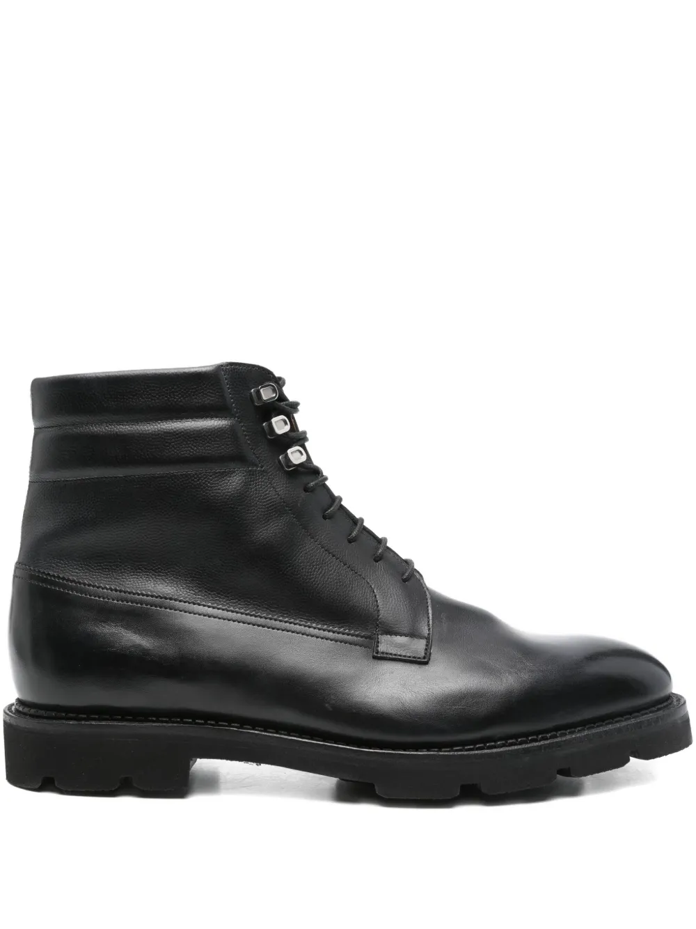 John Lobb Alder leather boots - Nero
