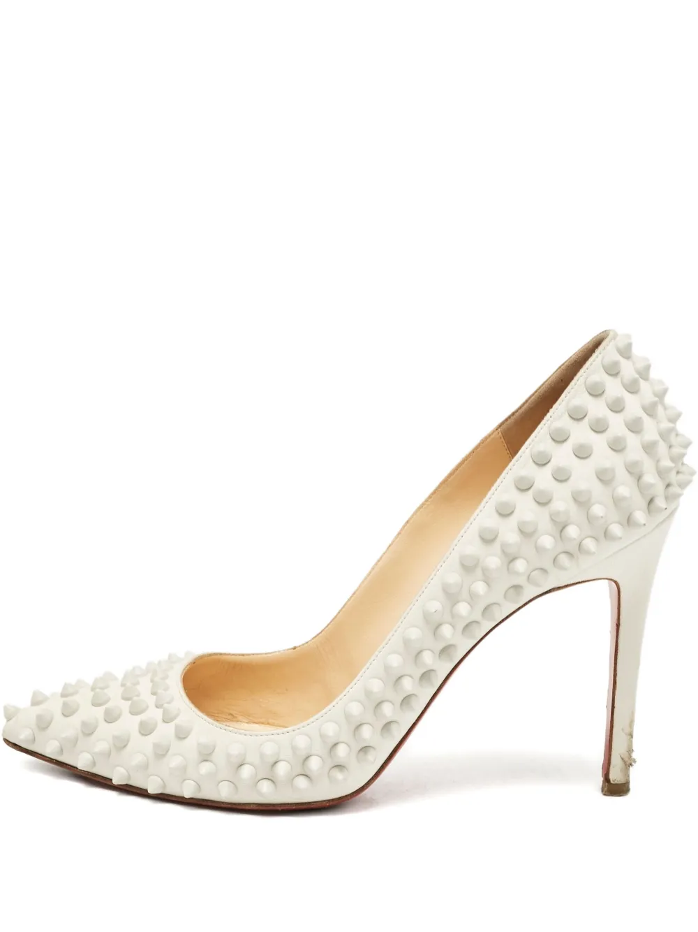 Christian Louboutin Pre-Owned 105mm Pigalle pumps - Bianco