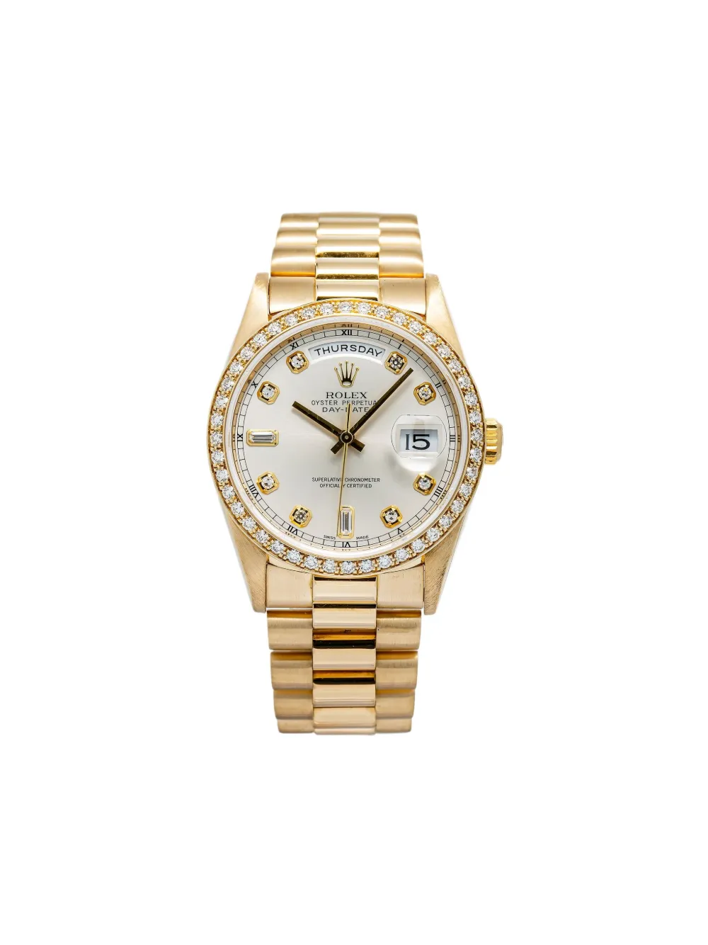 Rolex Day-Date 36mm - Argento