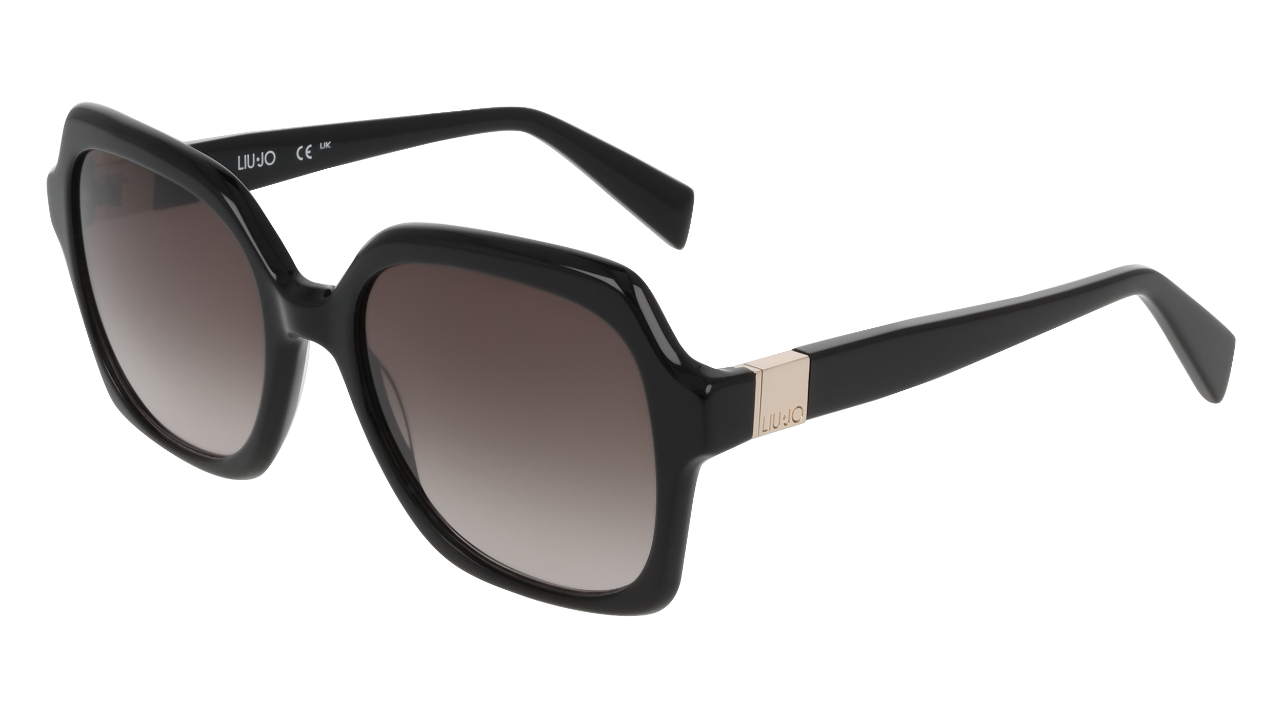 Liu Jo Donna Lj811S 001 Occhiali Da Sole Acetato Nero Squadrata Normale