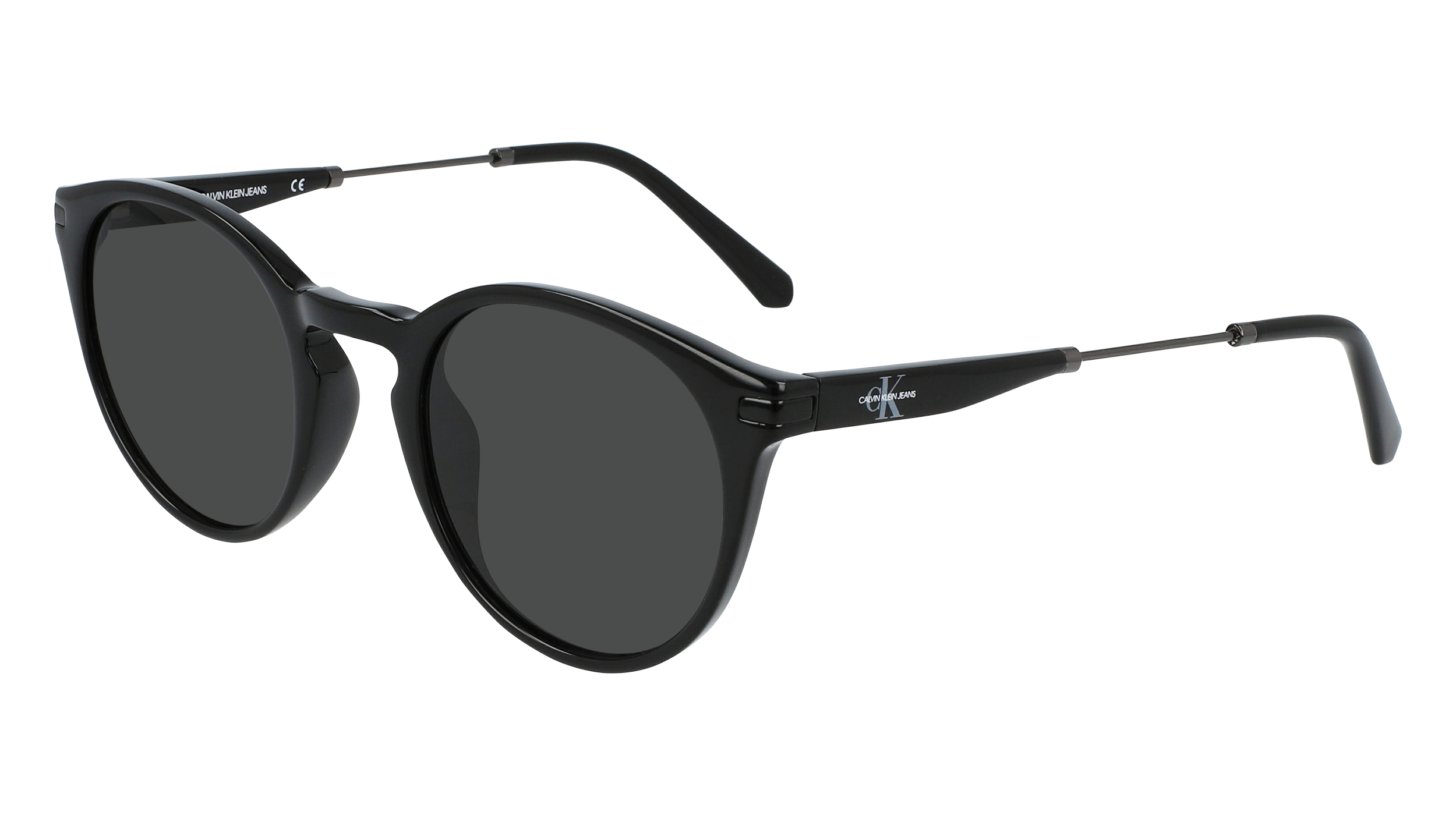 Calvin Klein Unisex Ckj20705S 001 Occhiali Da Sole Plastica Nero Grigio Rotonda Fotocromatiche Fotocromatiche