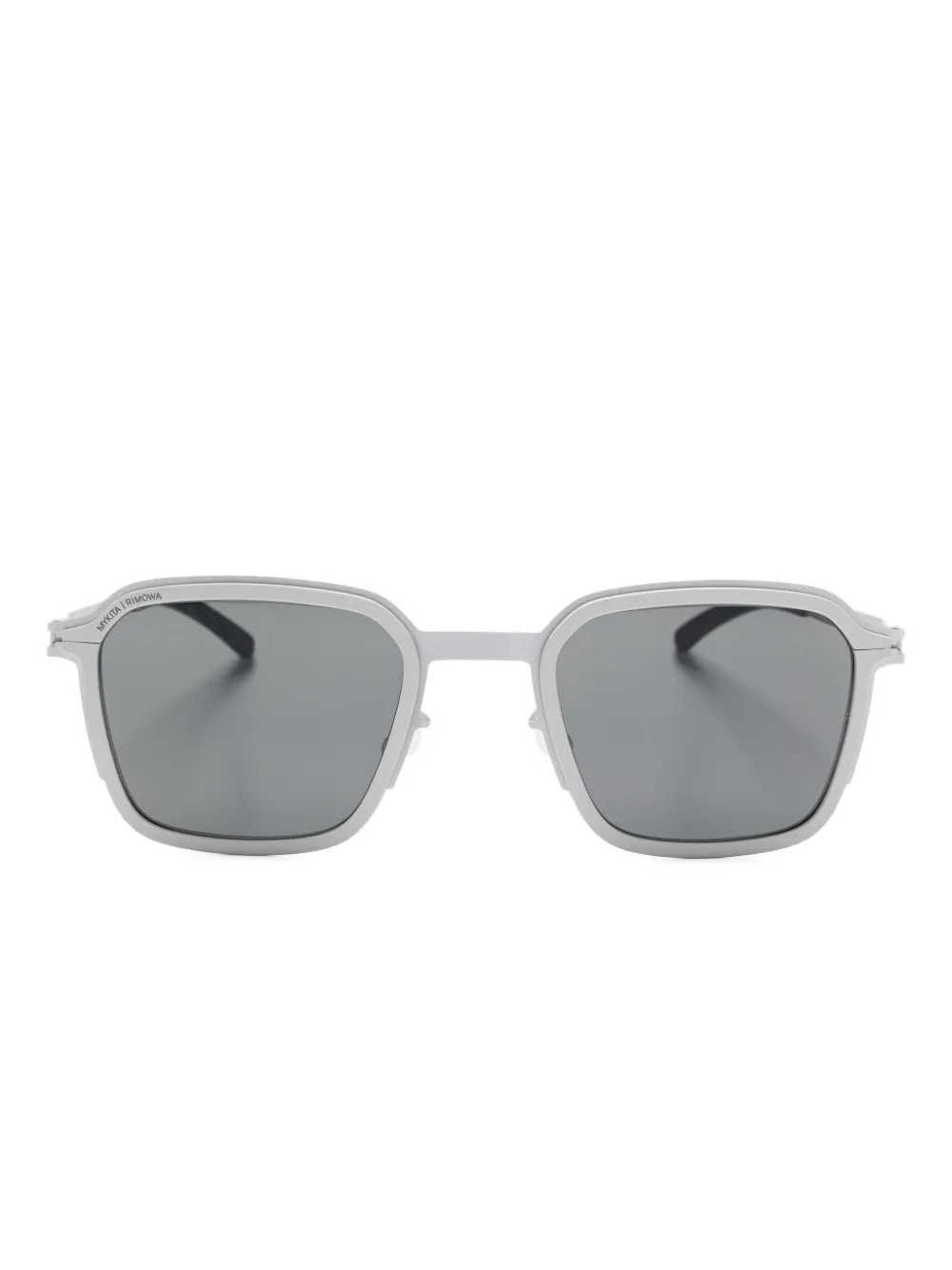 Mykita x Romowa Heritage aluminium square sunglasses - Grigio