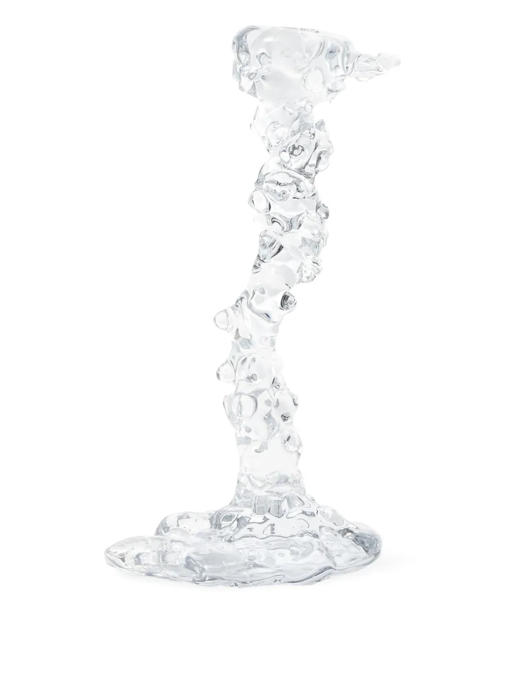 POLSPOTTEN Drip glass candle holder (25cm) - Toni neutri