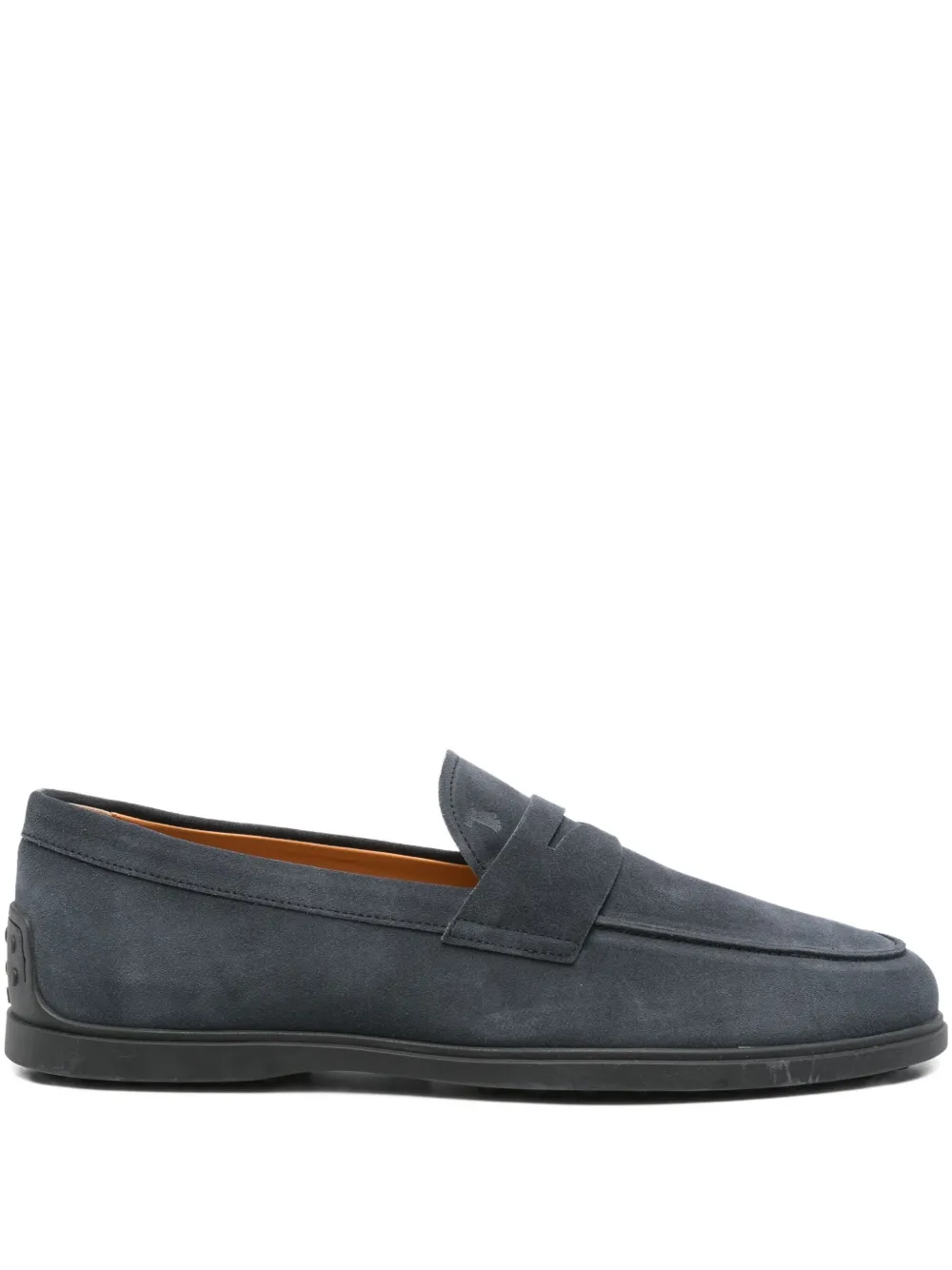 Tod's penny-bar suede loafers - Blu